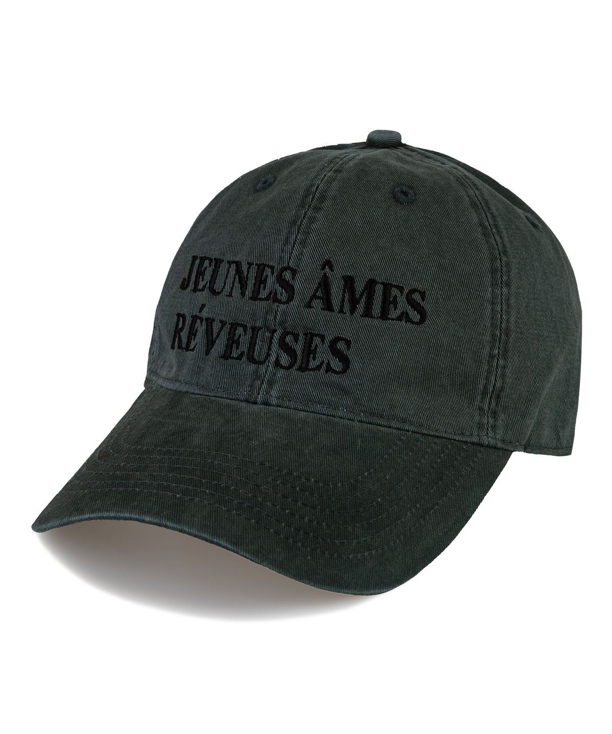 윅(WICK) JEUNES AMES 카치온 볼캡-다크그린