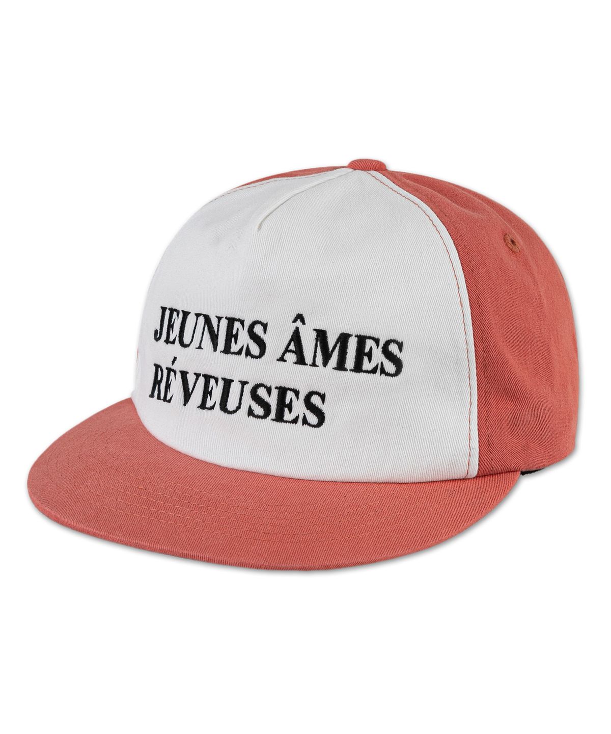 윅(WICK) JEUNES AMES 5패널 투톤 워싱 볼캡-핑크
