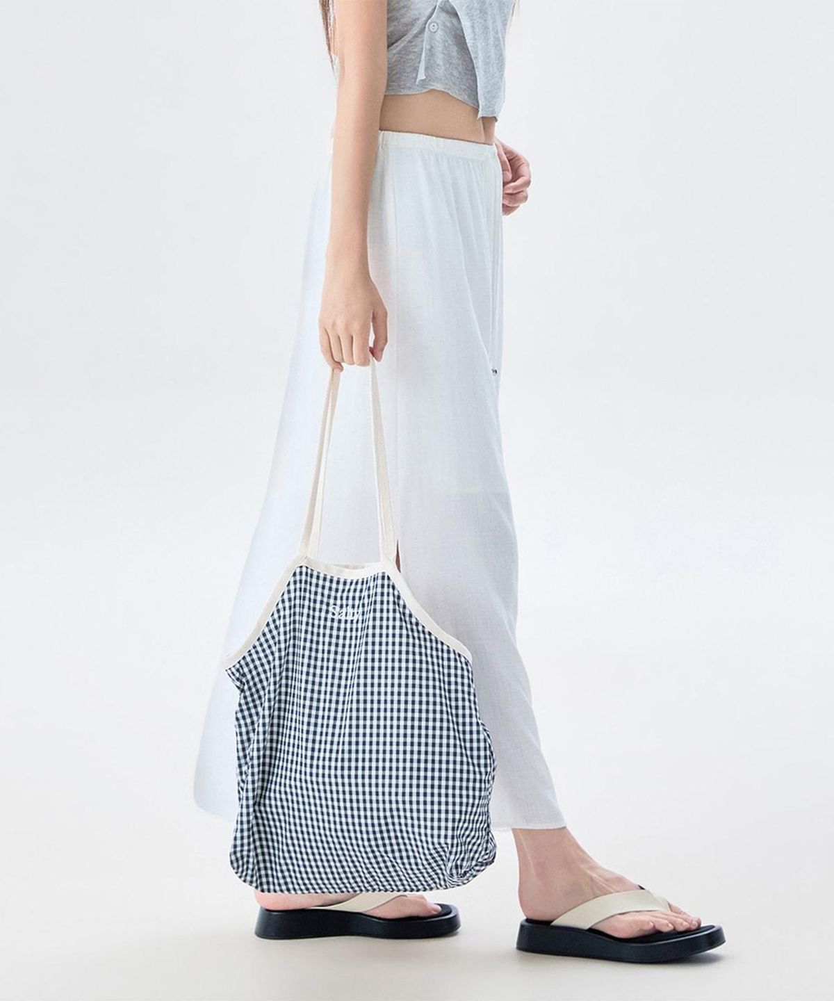 미쏘(MIXXO) 체크 숄더백 RE BGG402G_MIABGG70QG