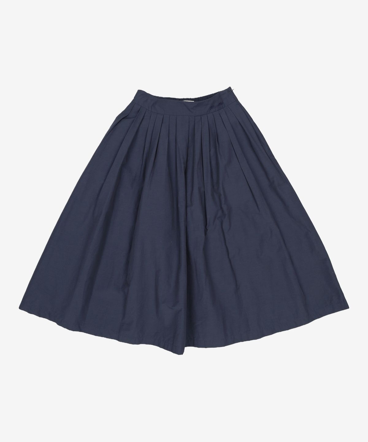 마리떼 프랑소와 저버(MARITHÉ + FRANҪOIS GIRBAUD) W NYLON BANDING FULL SKIRT navy S