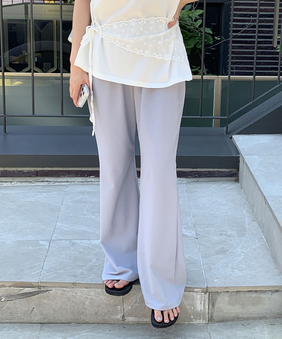 루스프로덕트(LUTHPRODUCT) Air Touch Pants Flare Fit(플레어핏) _ ASH GREY
