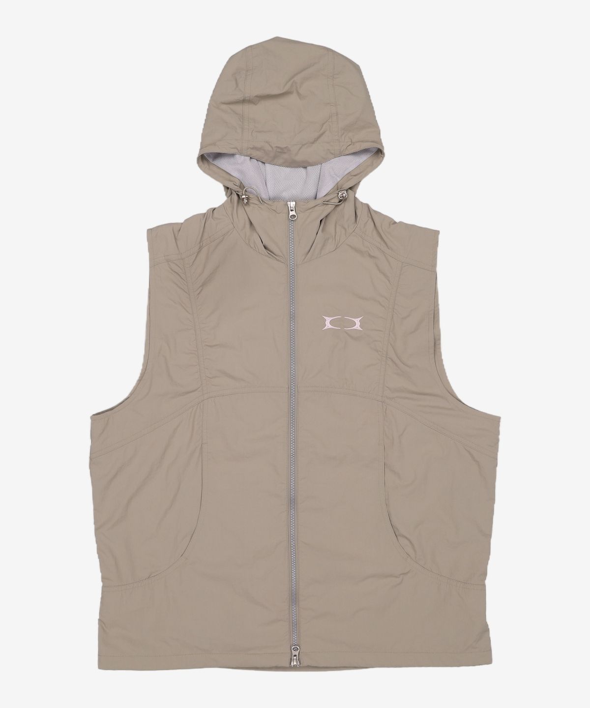 크리틱(CRITIC) GLOSSY HOOD VEST GREY L