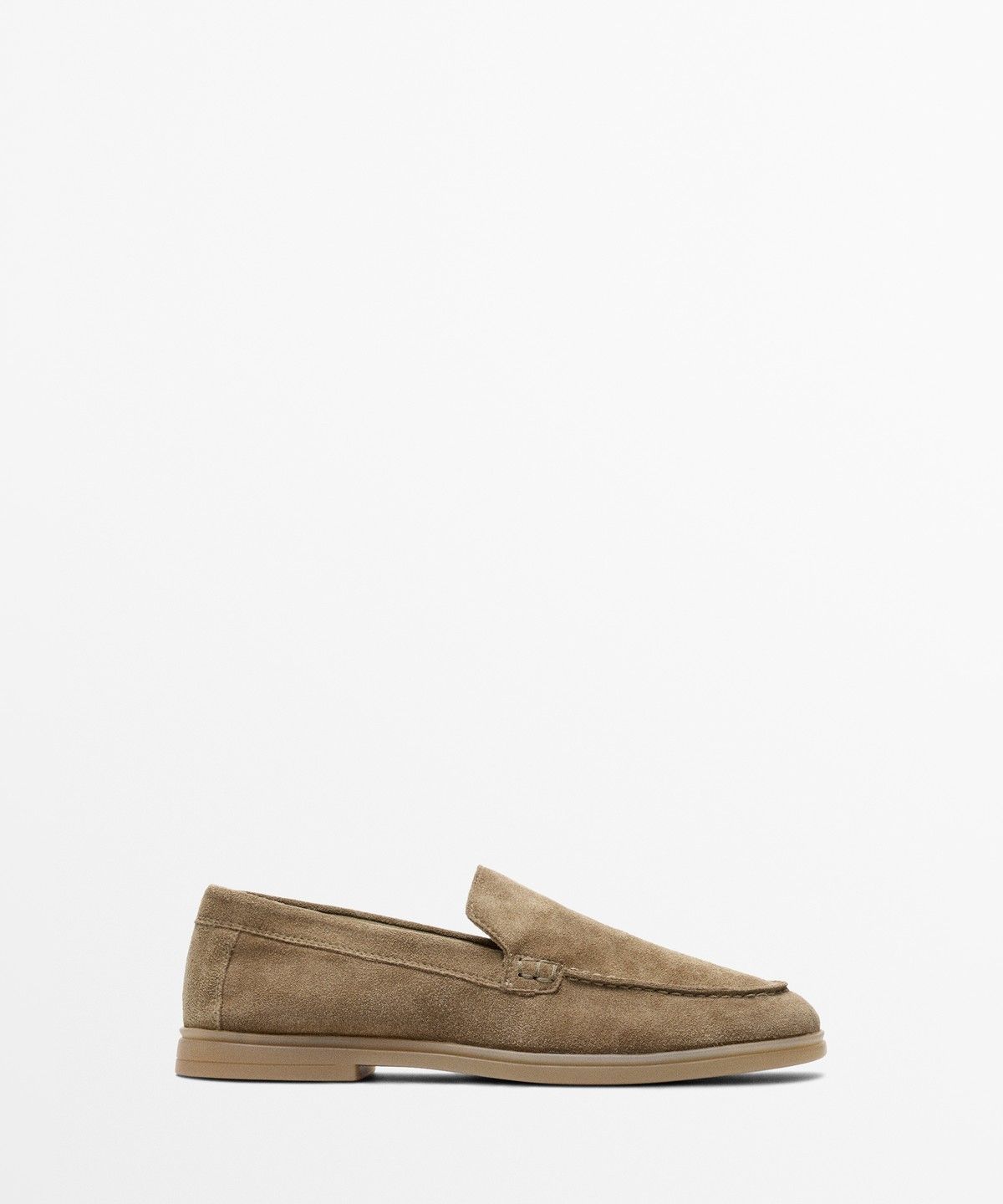 마시모두띠(MASSIMO DUTTI) 스플릿 스웨이드 레더 로퍼