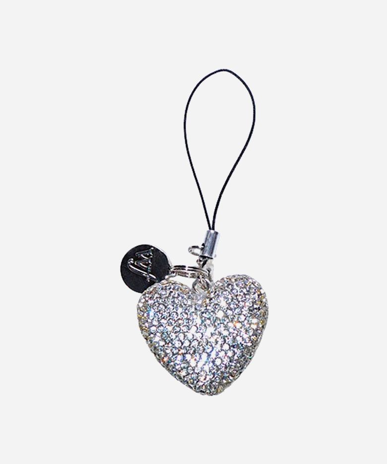 Rhinestone Heart 참 키링