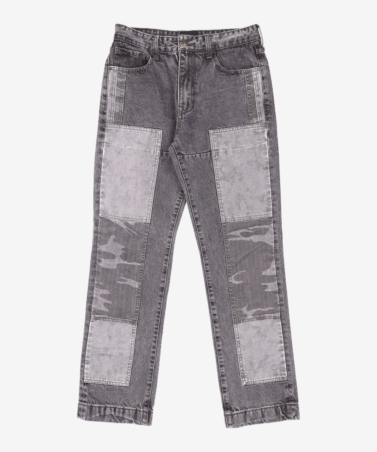 메종미네드(MAISON MINED) MOSAIC DENIM TROUSERS 48