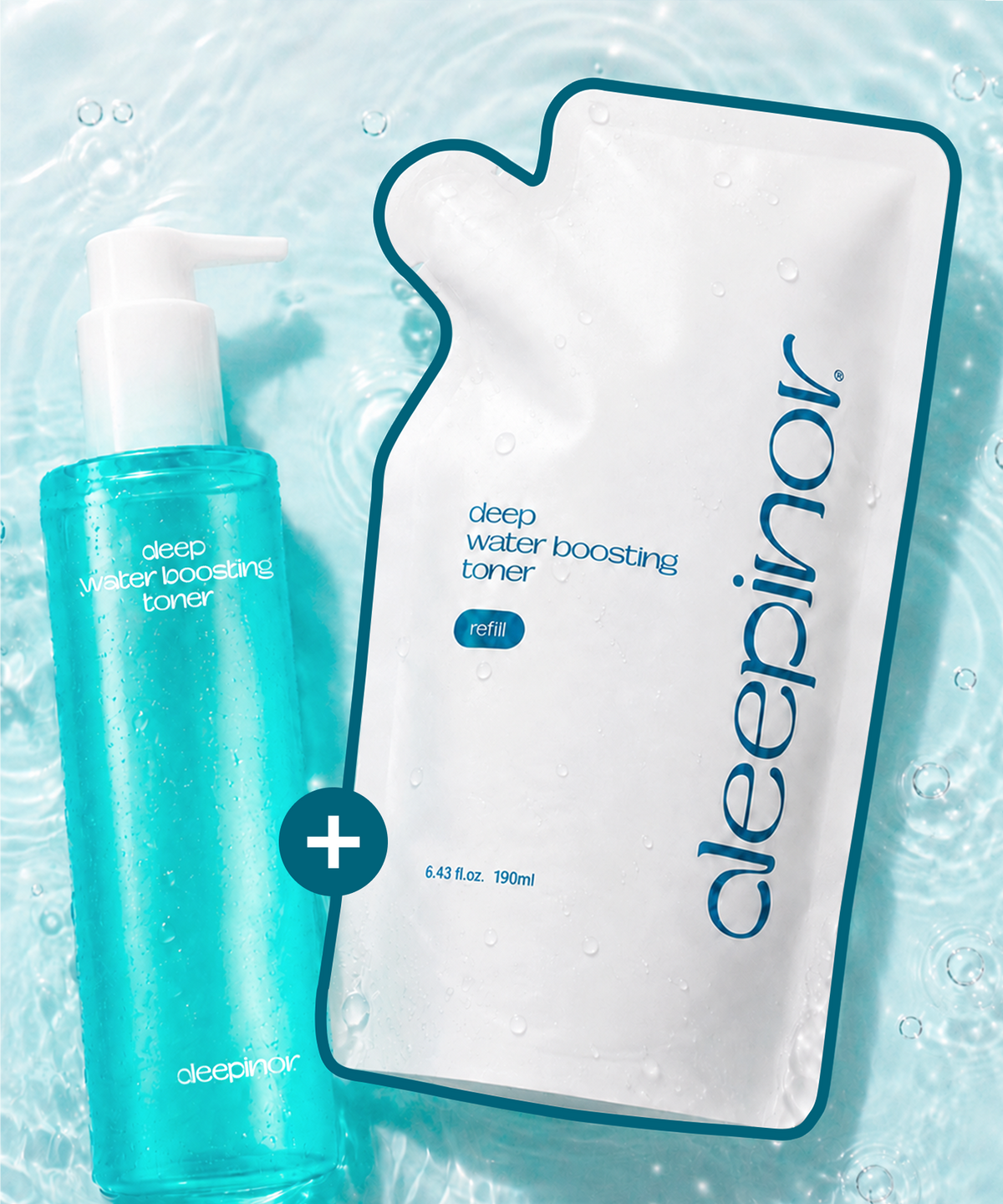 디피노르(DEEPINOR) [리필기획] 딥 워터 부스팅 에센스 토너 190ml+리필팩 190ml
