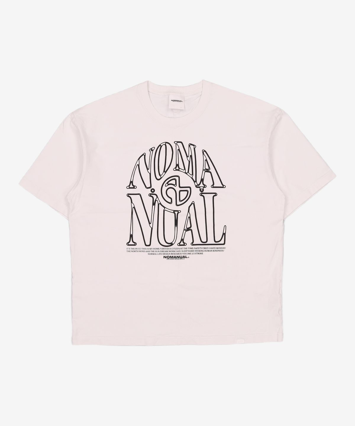 노매뉴얼(NOMANUAL) 반소매 티셔츠 L