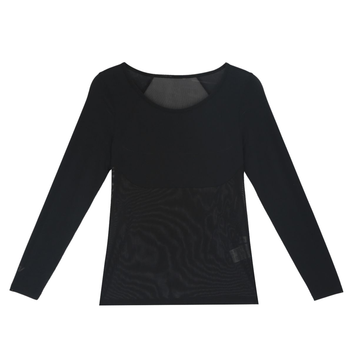 볼빅 골프웨어(VOLVIK GOLFWEAR) 여성 골프 라운드 메쉬 베이스레이어 VLBSP392_BK