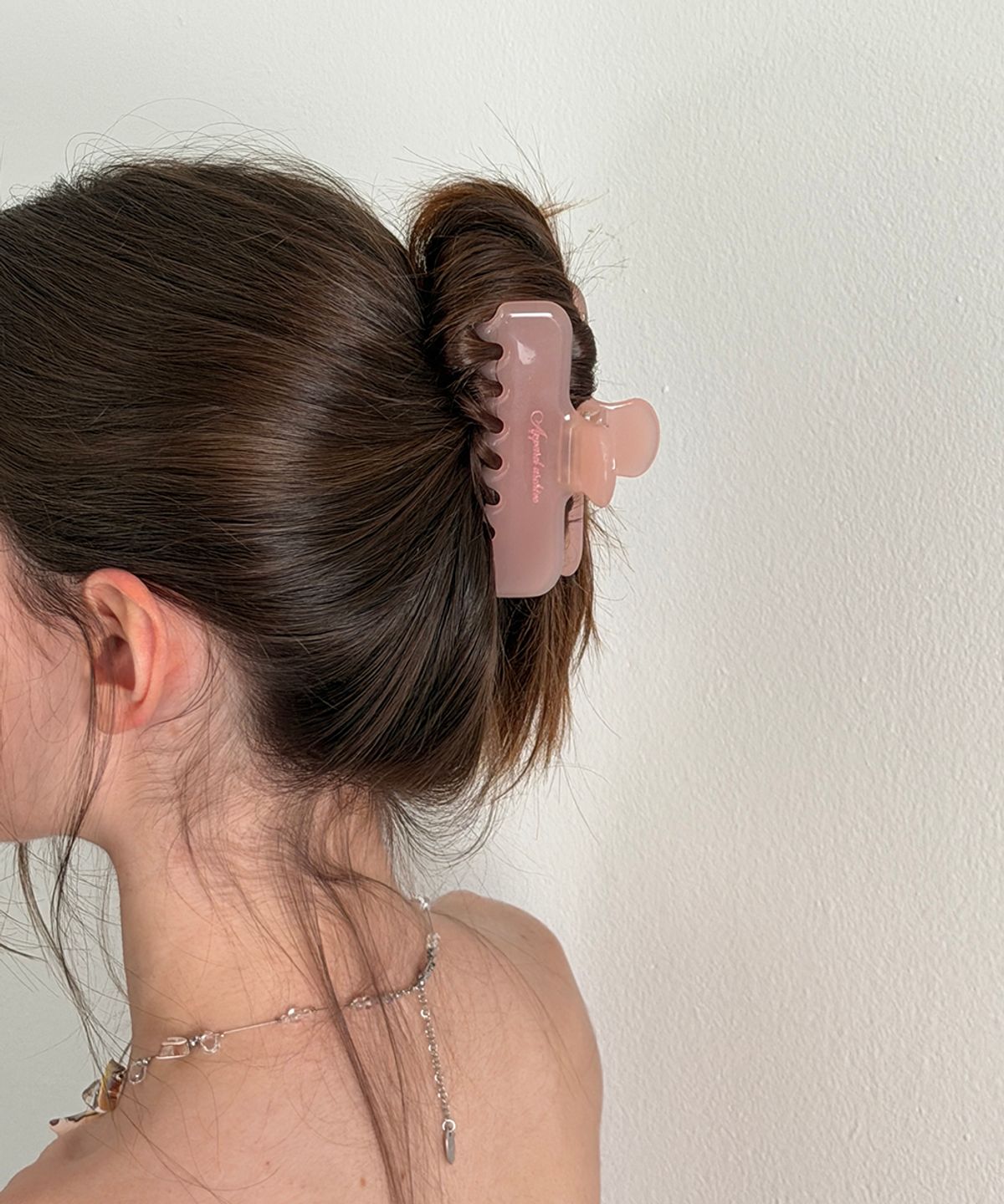 어패럴아카이브(APPAREL ARCHIVE) Amelly hair clip - Pink