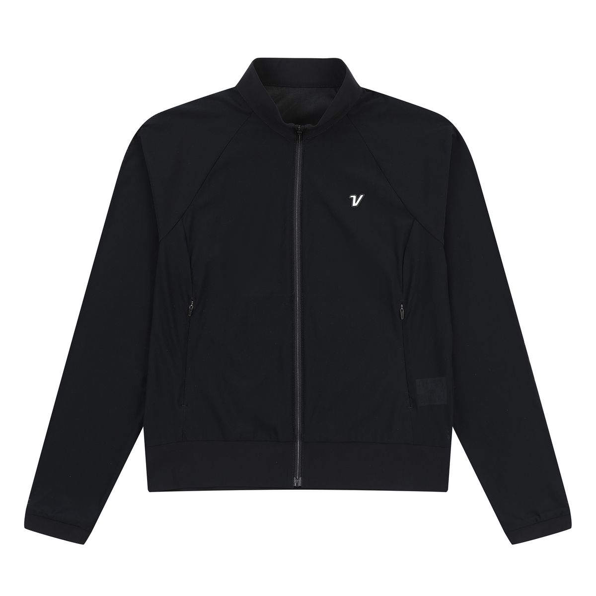 볼빅 골프웨어(VOLVIK GOLFWEAR) 여성 골프 하이넥 메쉬 씨스루 그램 점퍼 VLMTP331_BK
