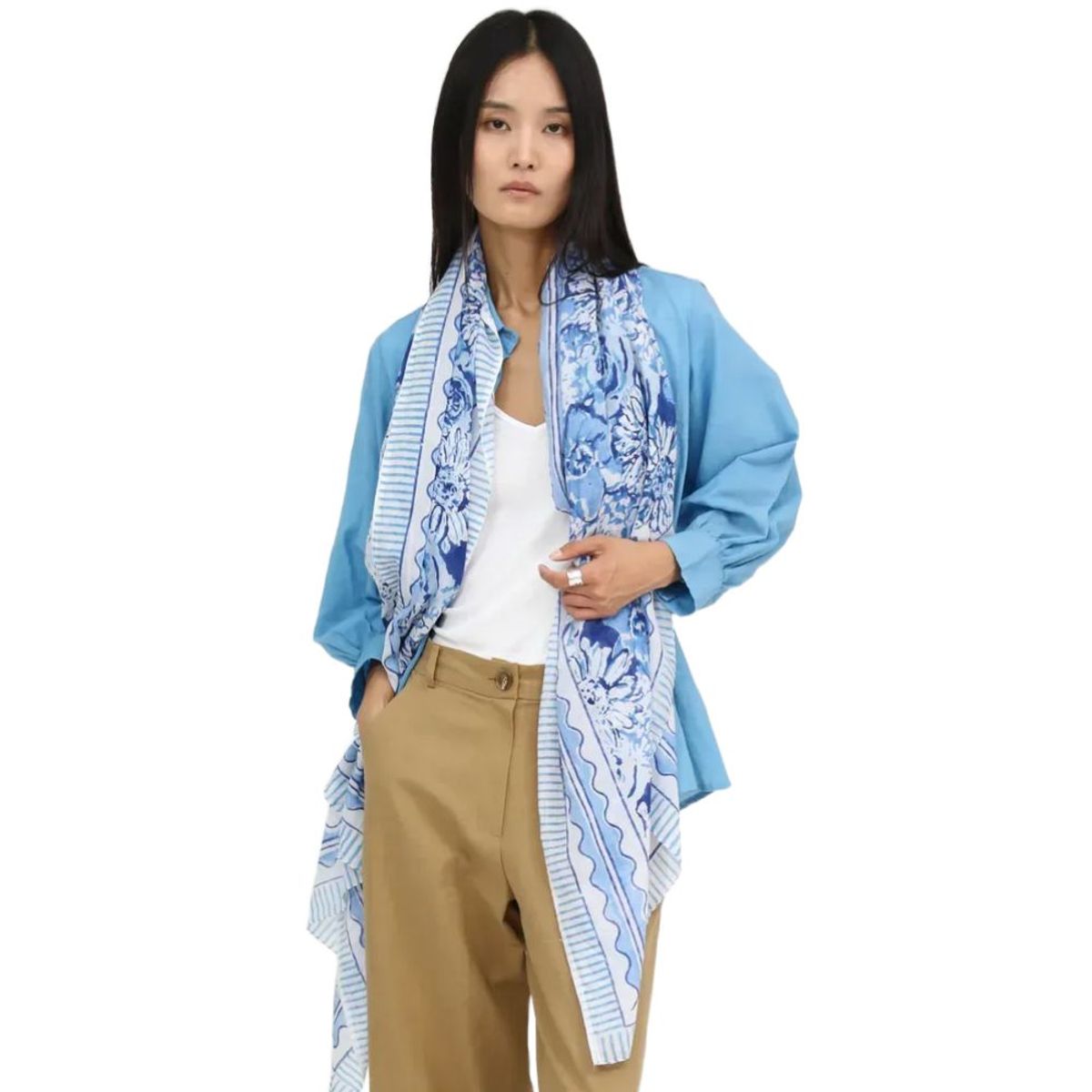 그루(GRU) 블루블룸 빅머플러