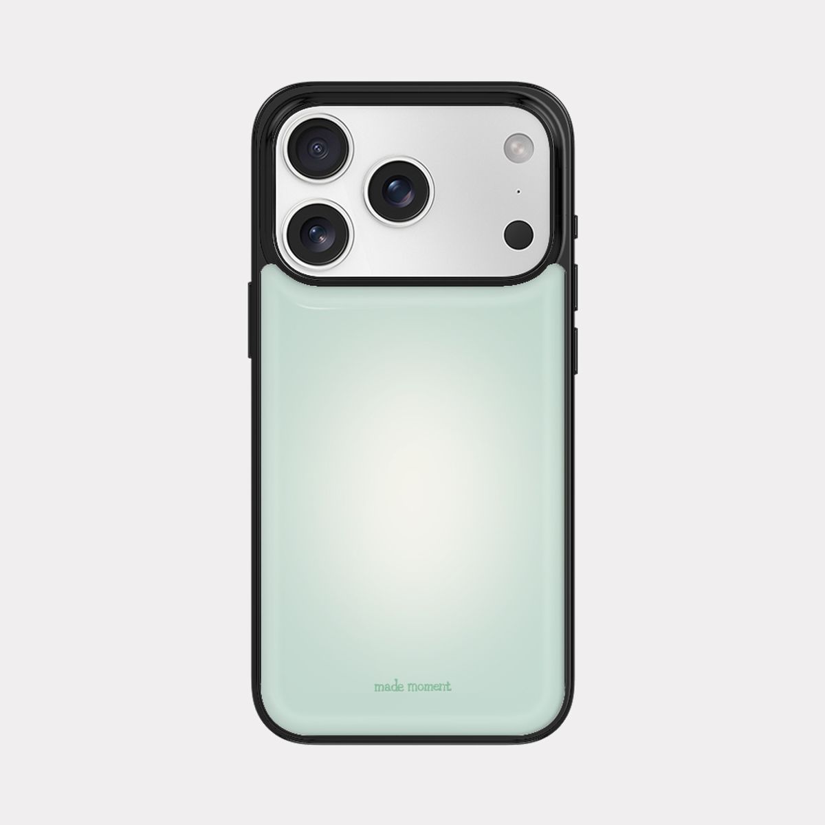 메이드모먼(MADEMOMENT) soft gradient 디자인 [블랙 에폭시 범퍼케이스]