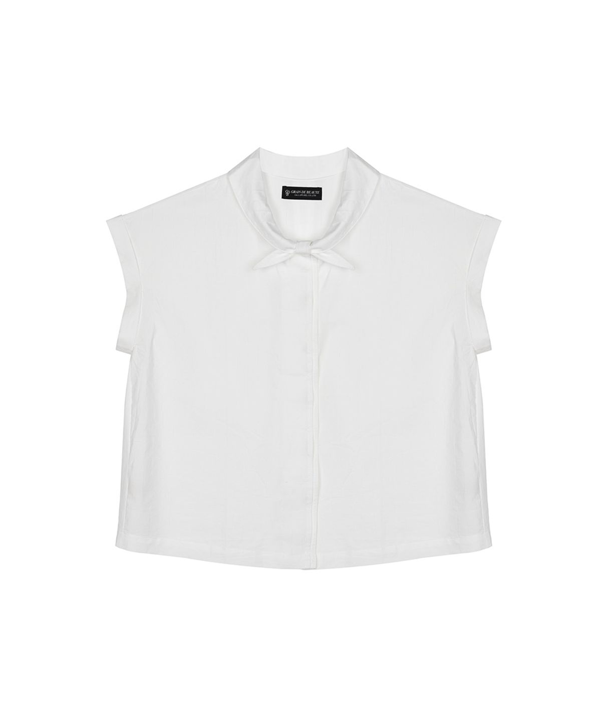 그랭드보떼(GRAIN DE BEAUTE) LILY TIE BLOUSE [WHITE]