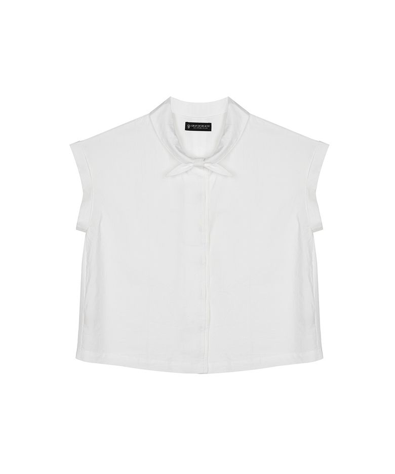 LILY TIE BLOUSE [WHITE]