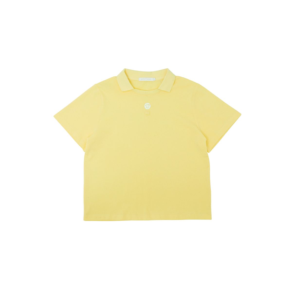 피브비(PIV’VEE) Pivvee Club Round neck PK Shirt (mist yellow)