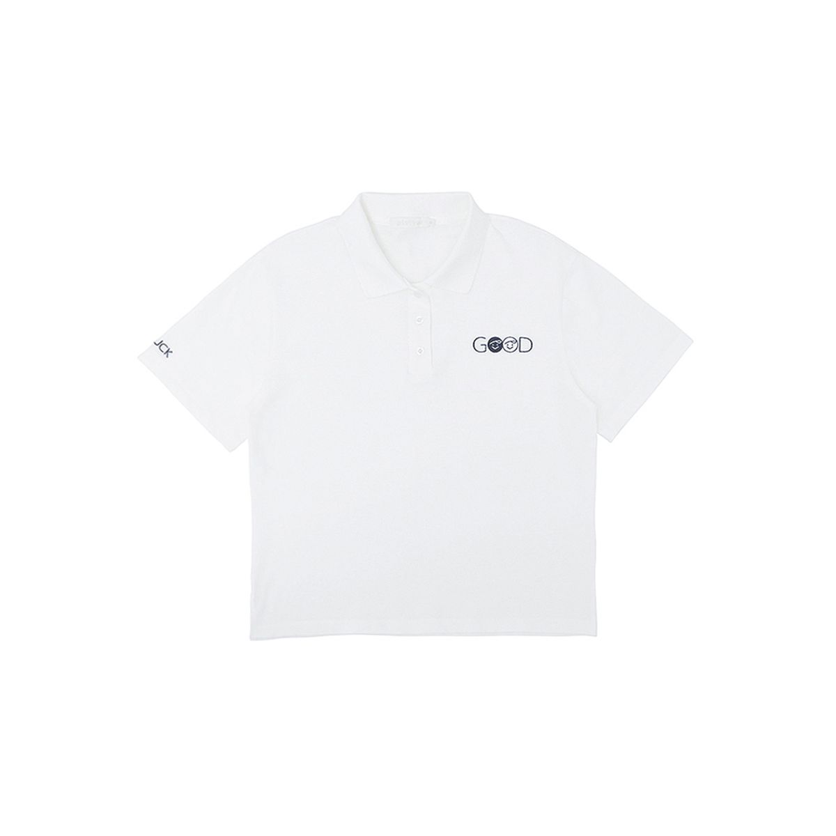 피브비(PIV’VEE) Pivvee Club Embroidery PK Shirt (cloud white)