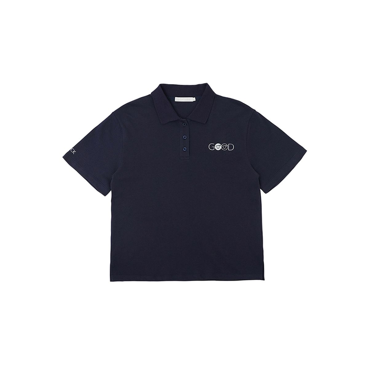 피브비(PIV’VEE) Pivvee Club Embroidery PK Shirt (ocean navy)