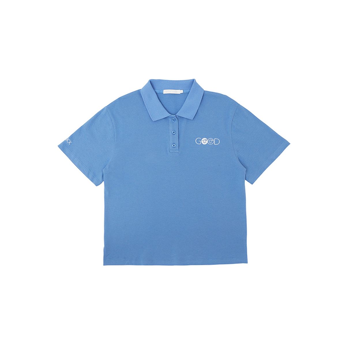 피브비(PIV’VEE) Pivvee Club Embroidery PK Shirt (medium blue)