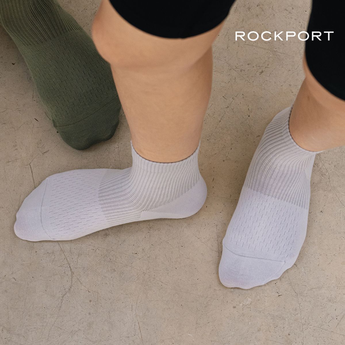 락포트 양말(ROCKPORTSOCKS) 여성 90도 직각 중목 장목 크루삭스 5팩(PACK)