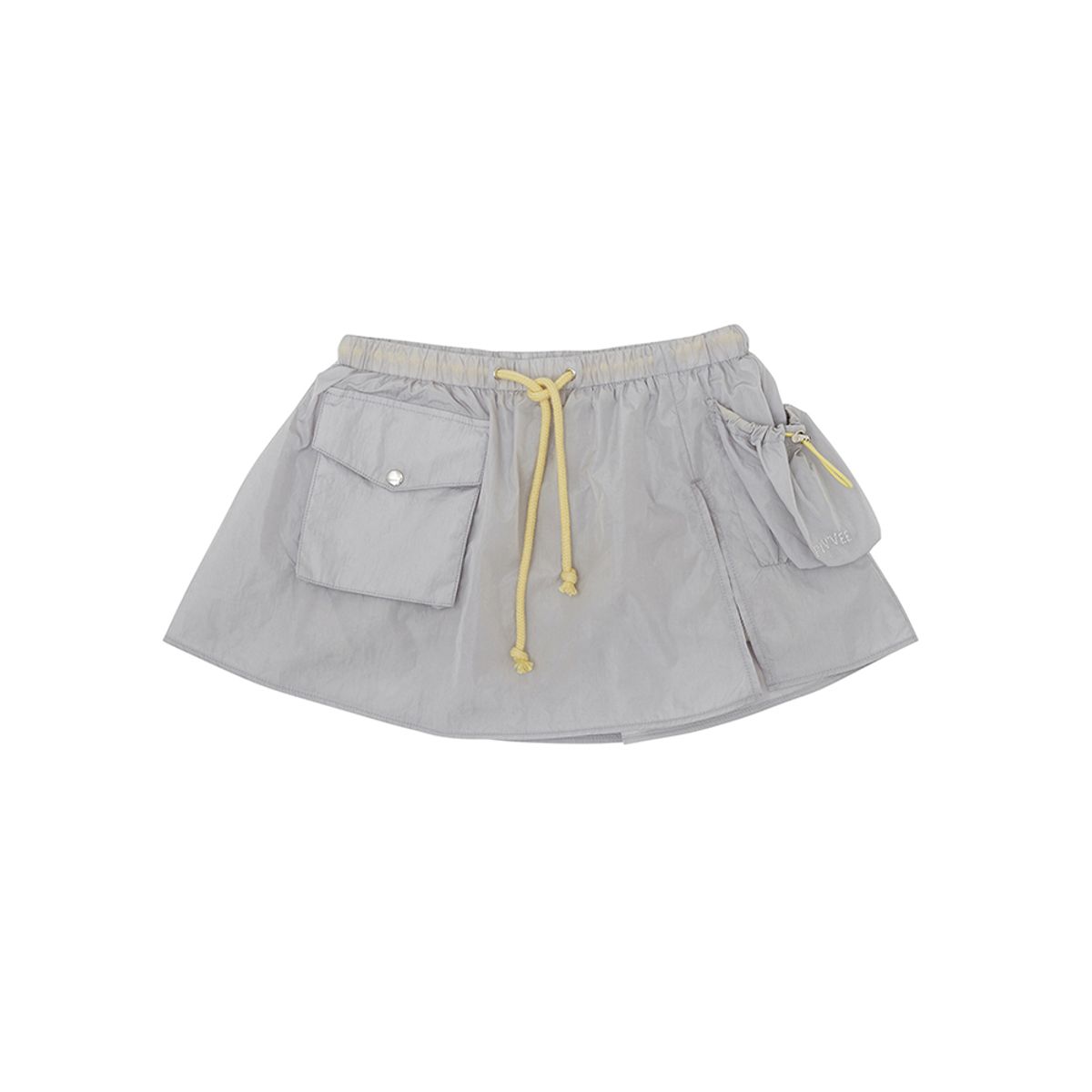 피브비(PIV’VEE) Drawstring Utility Skirt (space silver)