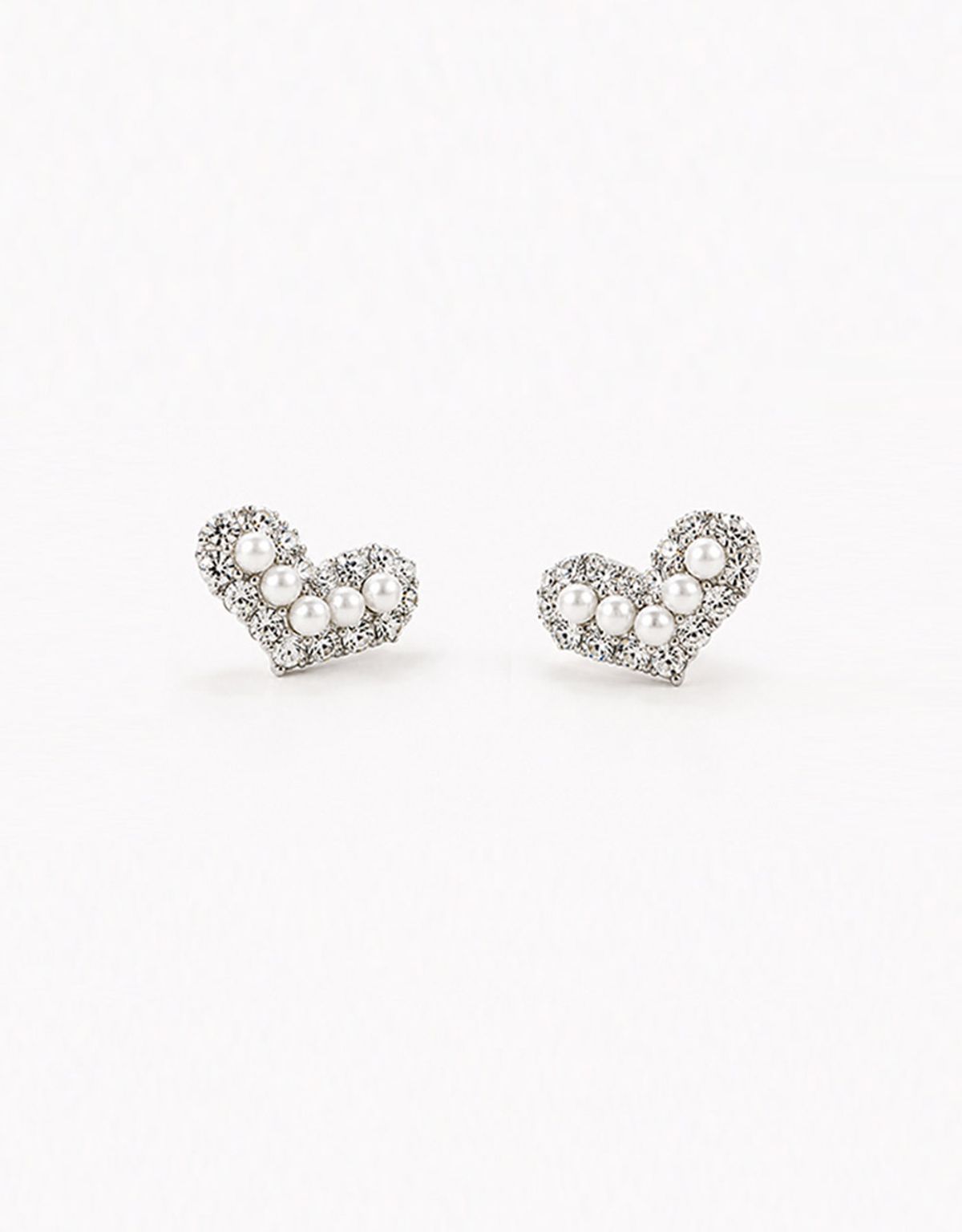 카인더베이비(KINDABABY) [선물 포장]Blossom  Heart Earring - 925 silver