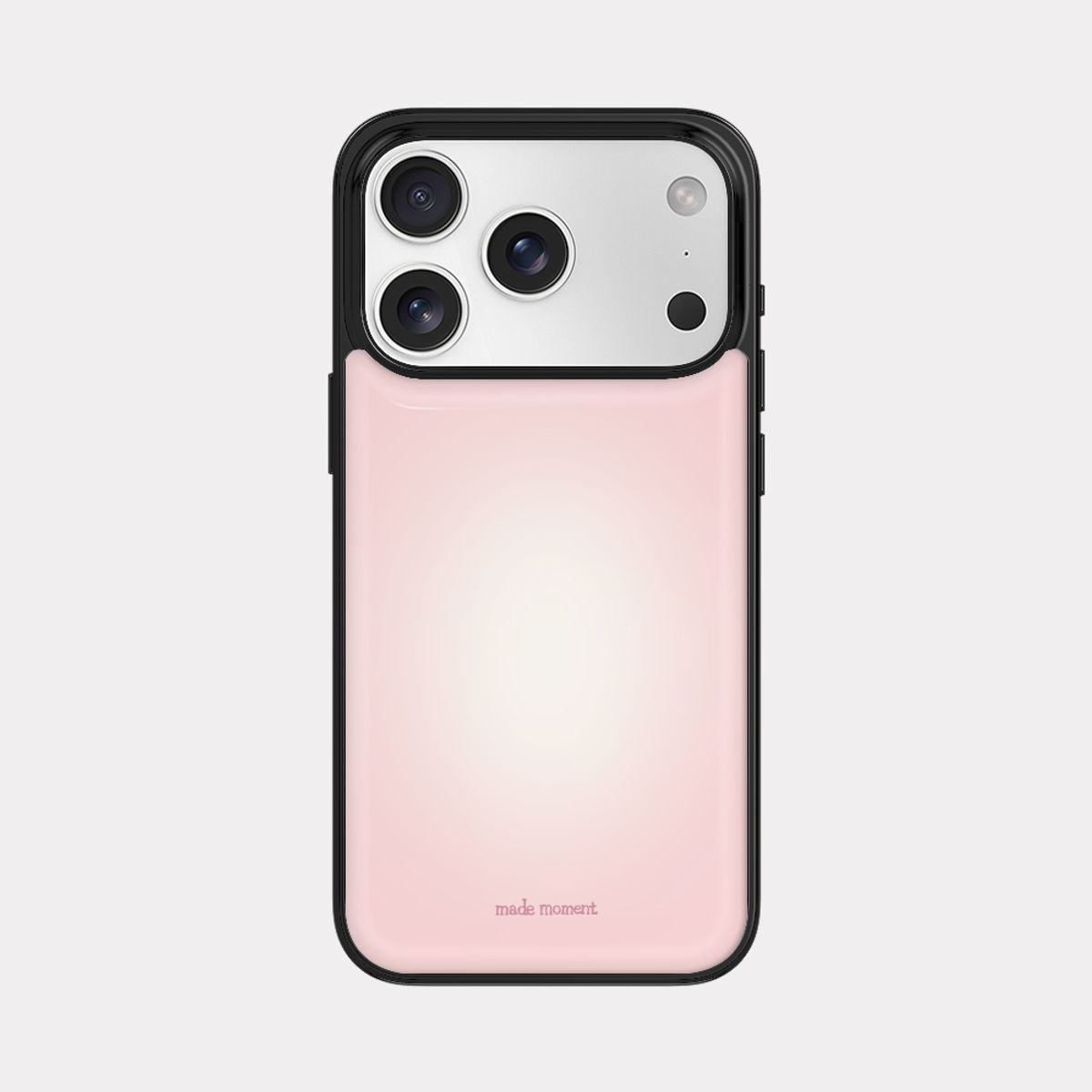 메이드모먼(MADEMOMENT) soft gradient 디자인 [블랙 맥세이프 범퍼케이스]