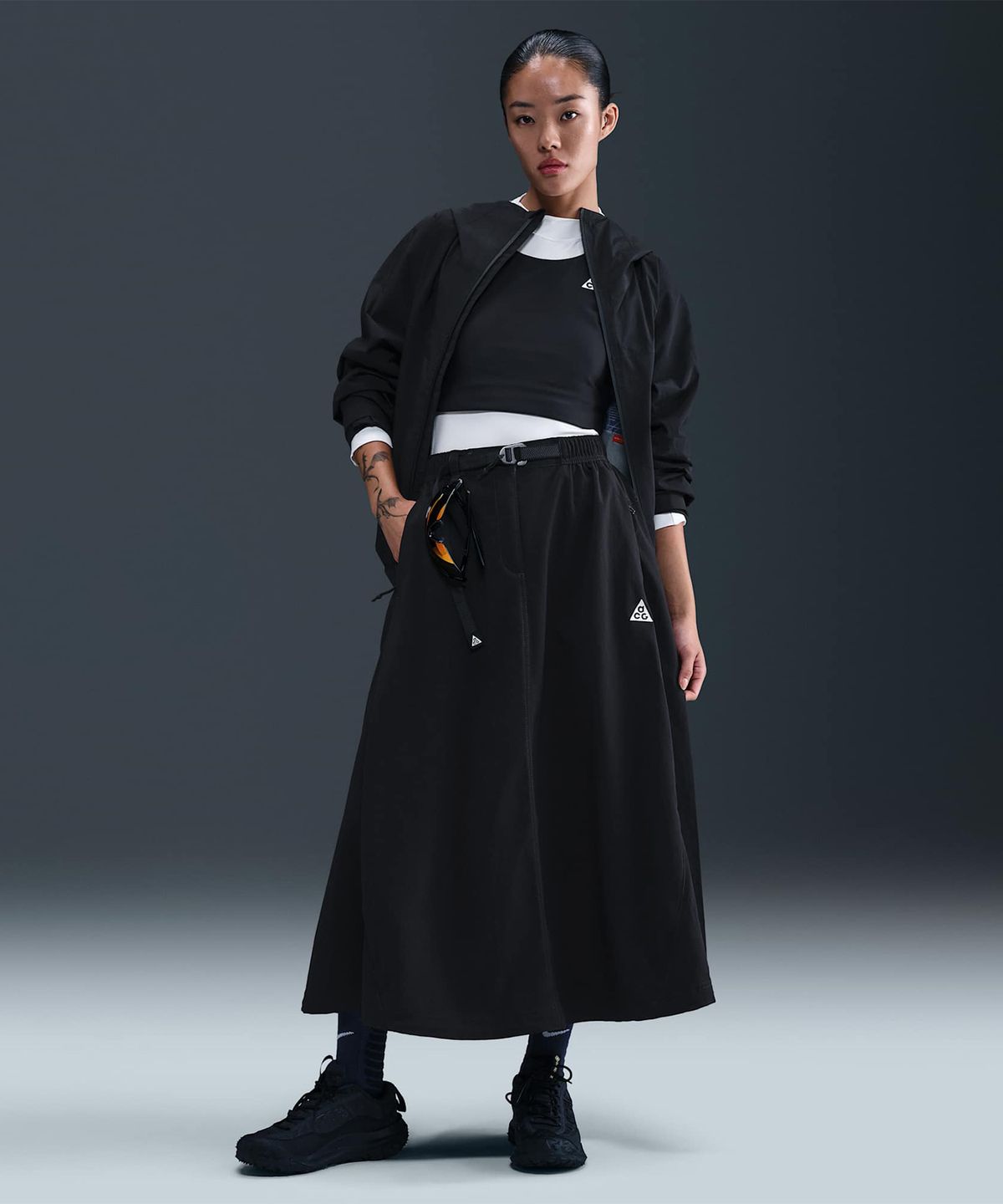 나이키(NIKE) ACG 스미스 서밋 스커트 W - 블랙:앤트러사이트:서밋 화이트 / IB4432-010