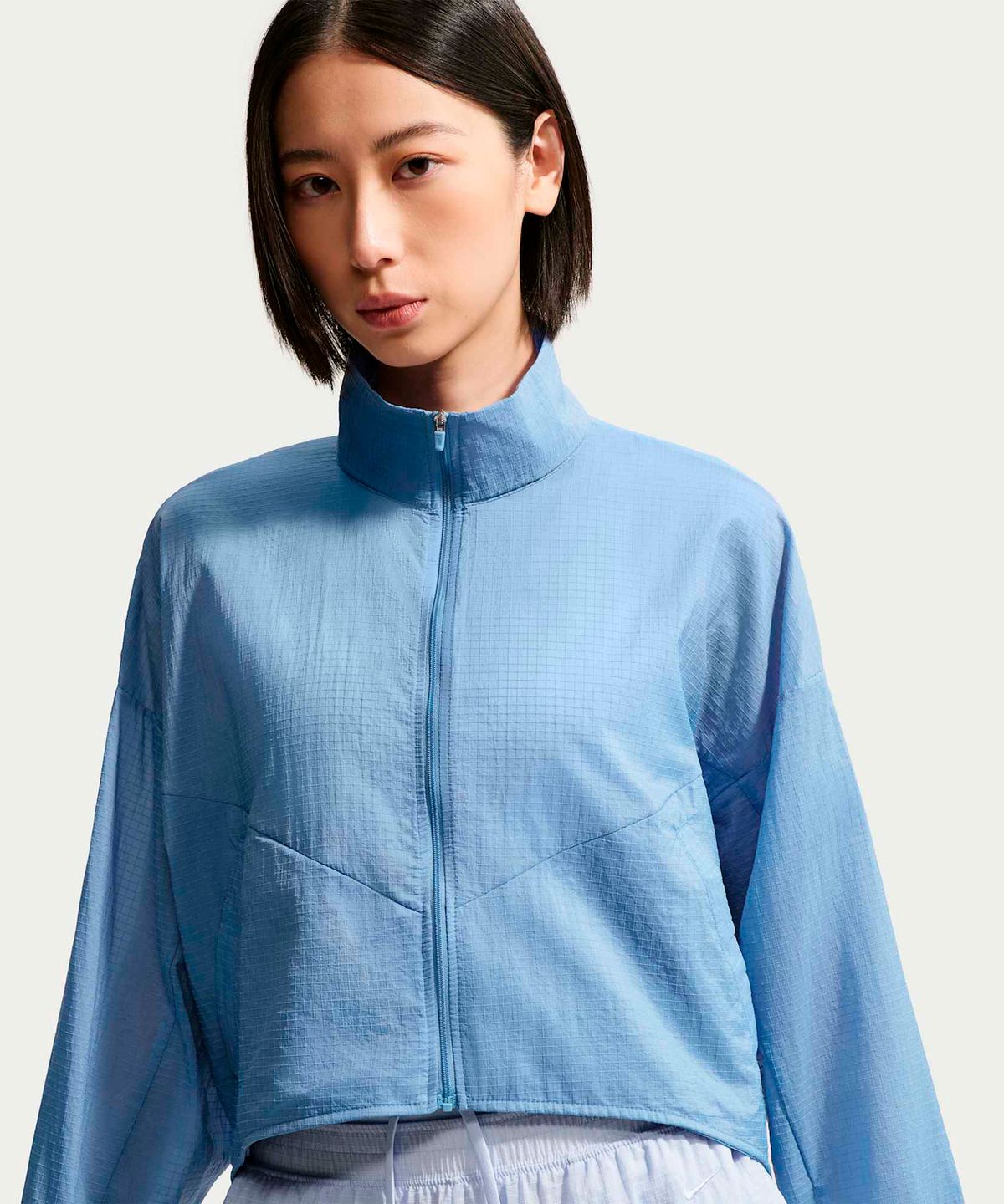 나이키(NIKE) 스포츠웨어 오버사이즈 경량 립스탑 재킷 W - 워크 블루 / IF0588-486