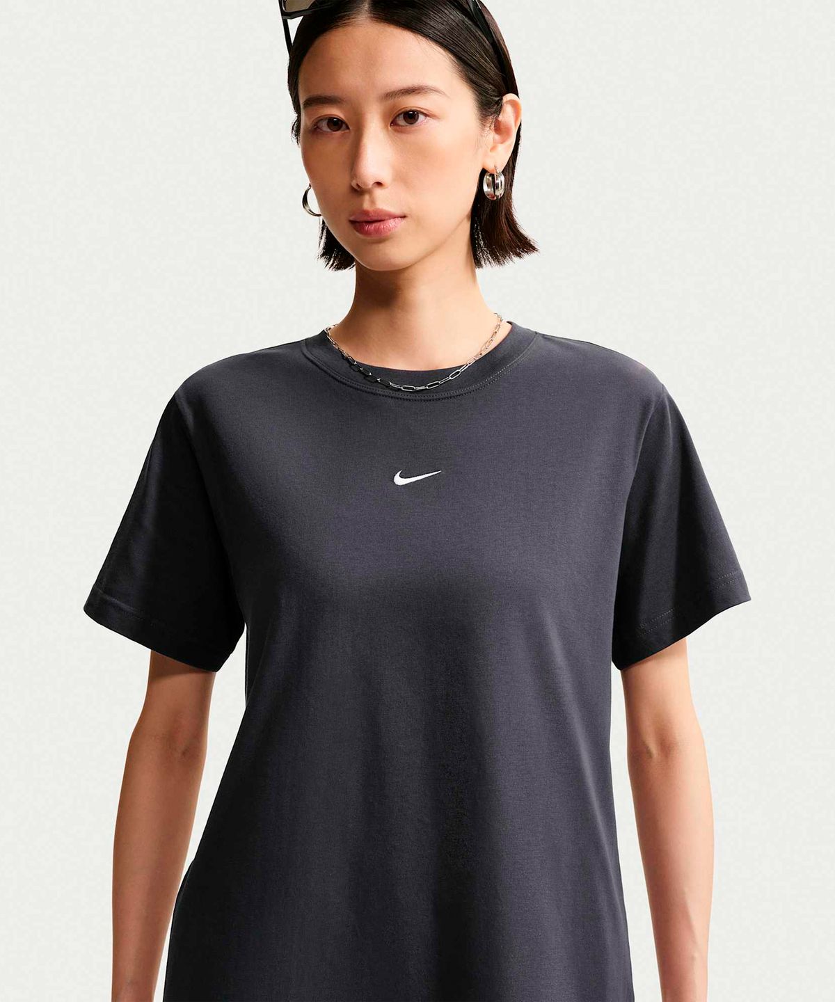 나이키(NIKE) 스포츠웨어 오버사이즈 반소매 티셔츠(플러스 사이즈) W - 그리드아이언 / IH7602-013