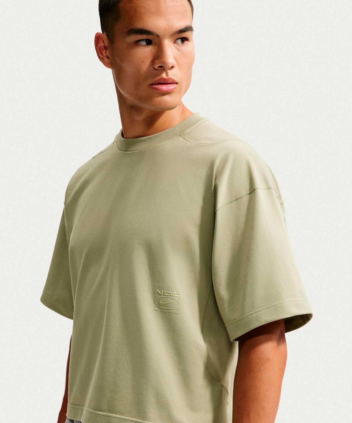 나이키(NIKE) N.A.C. 드라이 핏 반소매 트레이닝 탑 M - 더스티 올리브 / IM3612-377