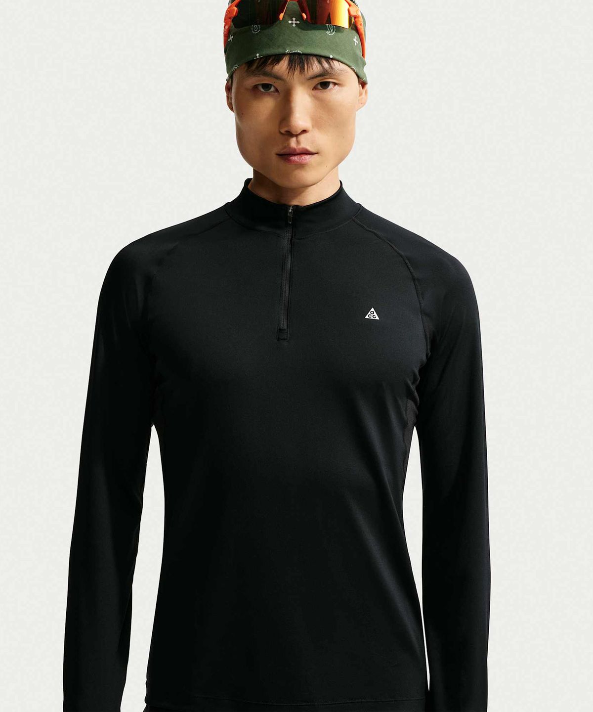 나이키(NIKE) ACG 와일드씨 드라이 핏 쿼터집 긴소매 하이킹 탑 M - 블랙:서밋 화이트 / IM4224-010