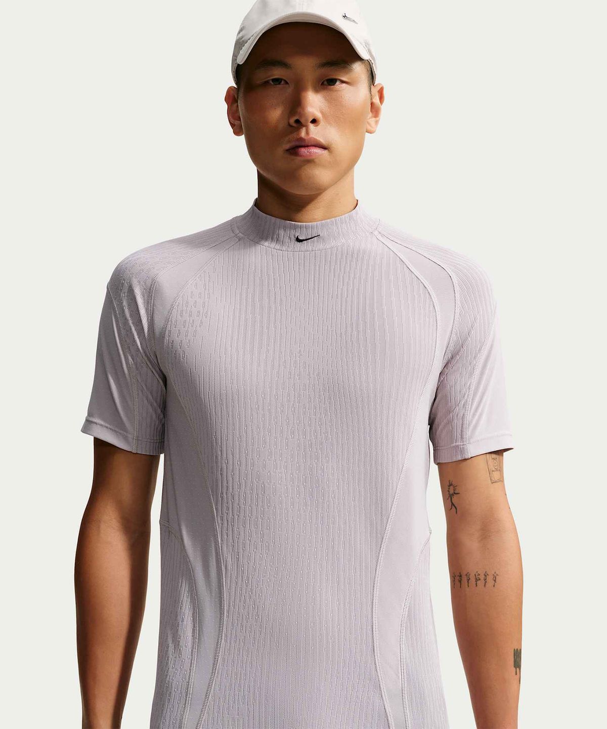 나이키(NIKE) 테크 드라이 핏 ADV 반소매 탑 M - 칼리지 그레이:블랙 / IM5730-009
