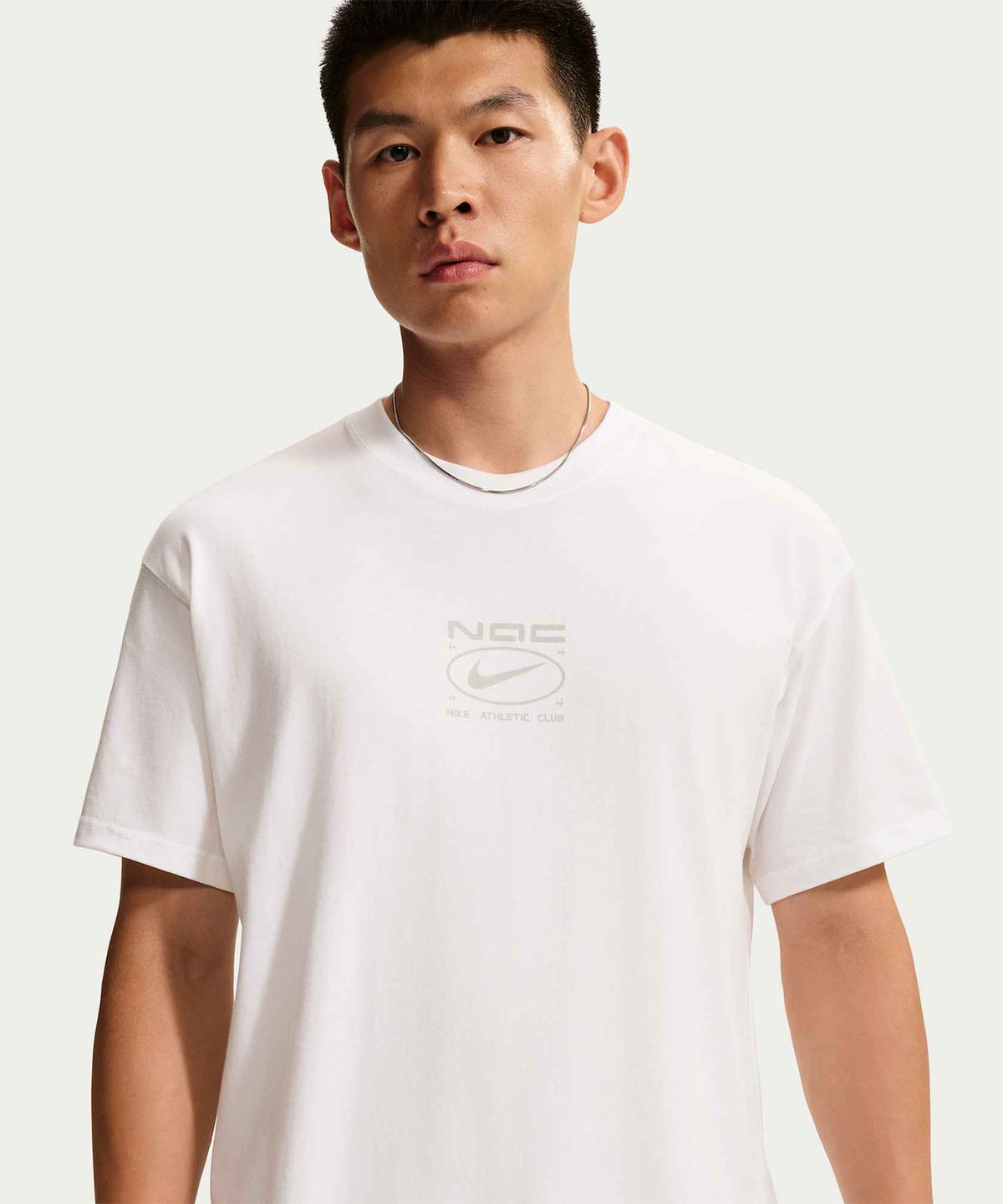 나이키(NIKE) N.A.C. 티셔츠 M - 화이트:라이트 스모크 그레이 / IM6143-100