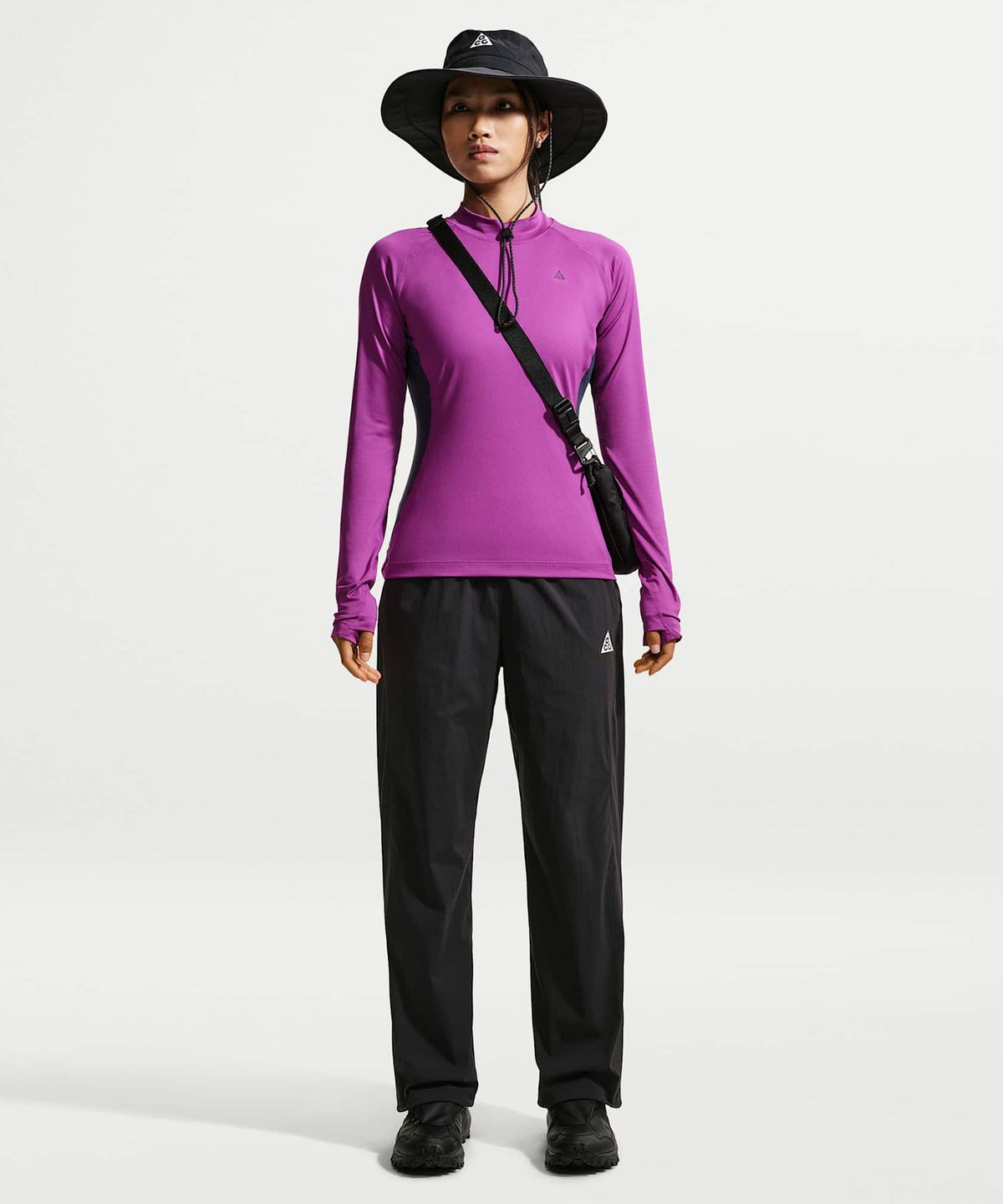 나이키(NIKE) ACG 하이 스테이크 하이킹 팬츠 W - 블랙:서밋 화이트 / IR2341-010