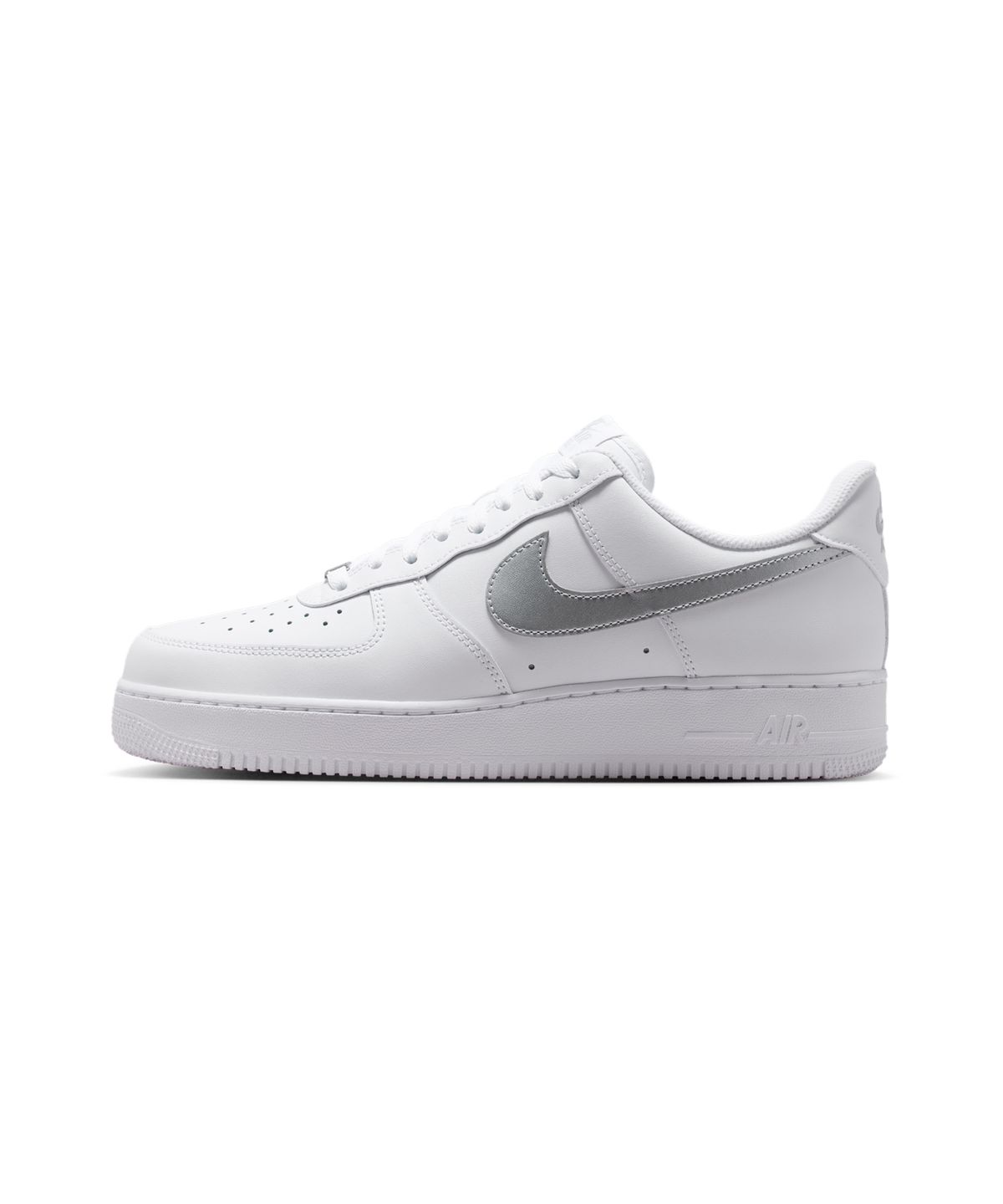 나이키(NIKE) 에어 포스 1 07 M - 화이트:메탈릭 실버 / FJ4146-134