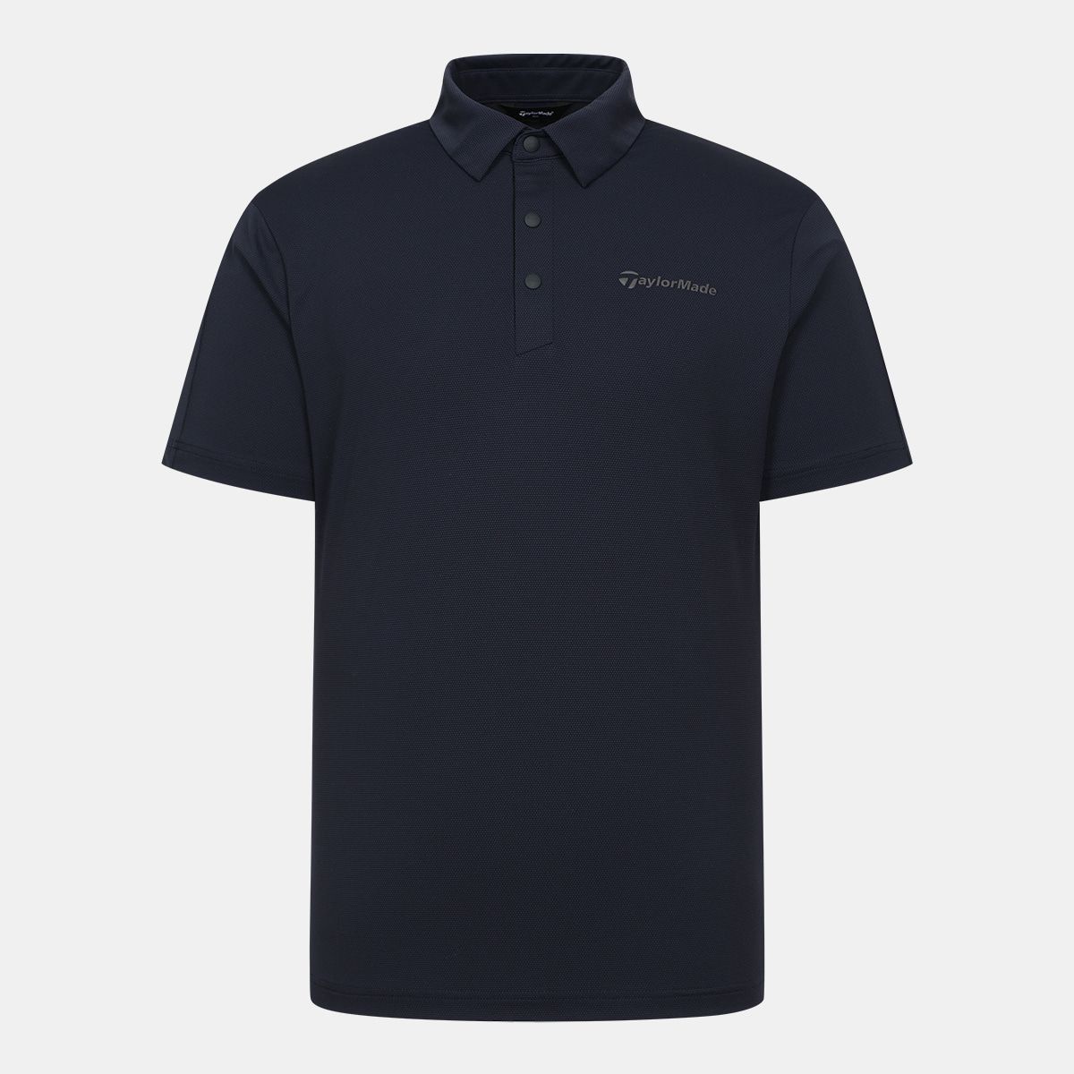 테일러메이드 어패럴(TAYLORMADE APPAREL) 26SS 남성 등판 펀칭 카라 반팔 티셔츠 TT6-24HG42-915