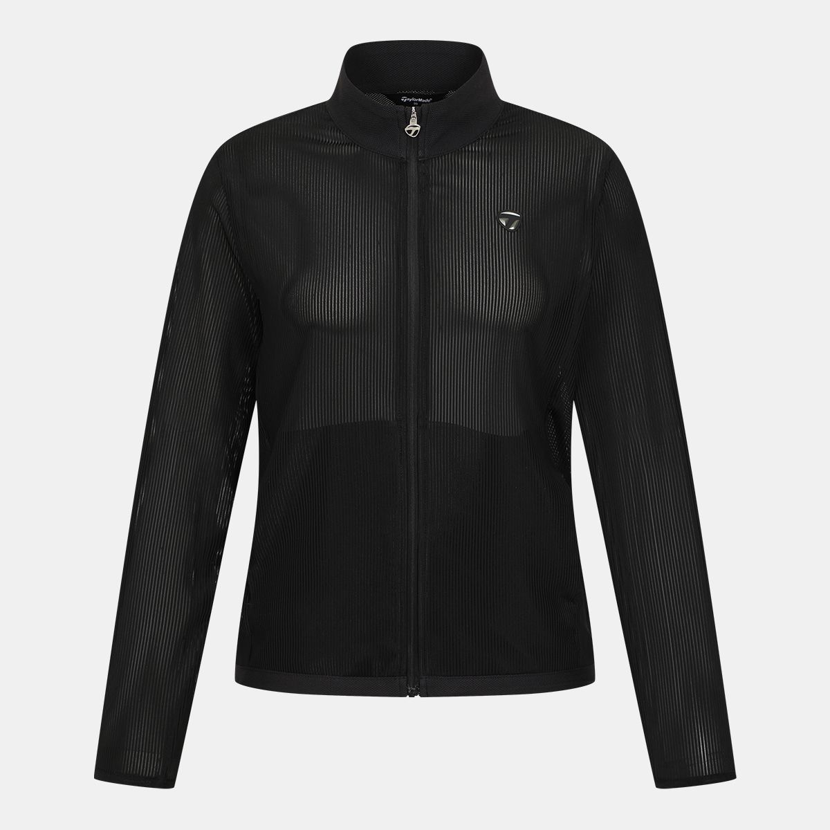테일러메이드 어패럴(TAYLORMADE APPAREL) 26SS 여성 시스루 스트라이프 집업 가디건 TT6-64HG41-199