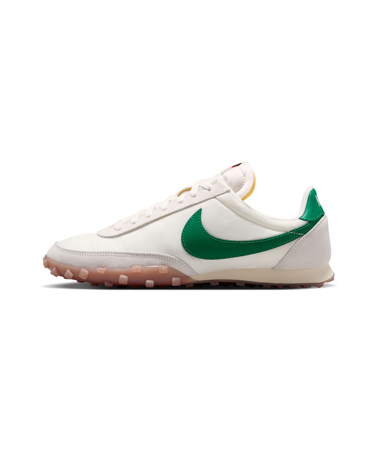 나이키(NIKE) 와플 레이서 M - 세일:비치:검 미디엄 브라운:파인 그린 / IM8658-103