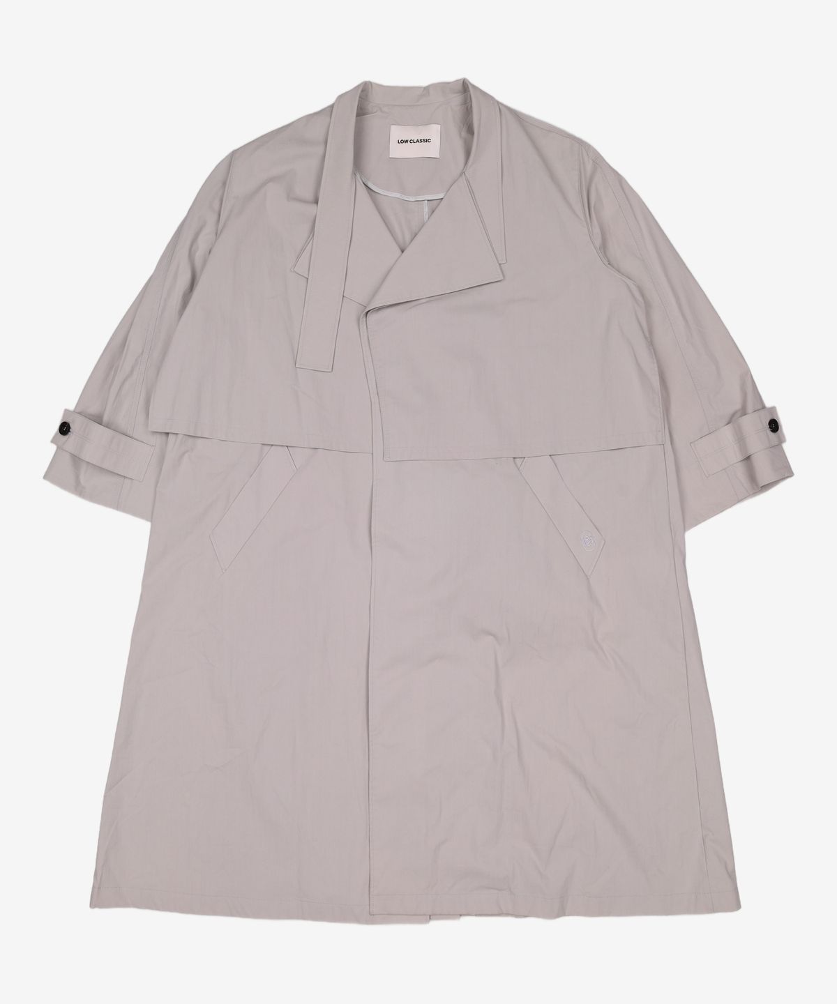 로우클래식(LOW CLASSIC) DOUBLE COLLAR TRENCH COAT XS