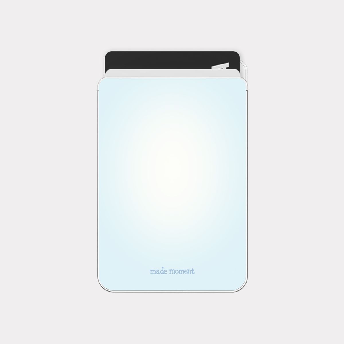 메이드모먼(MADEMOMENT) soft gradient 디자인 [맥세이프 투명 카드지갑]