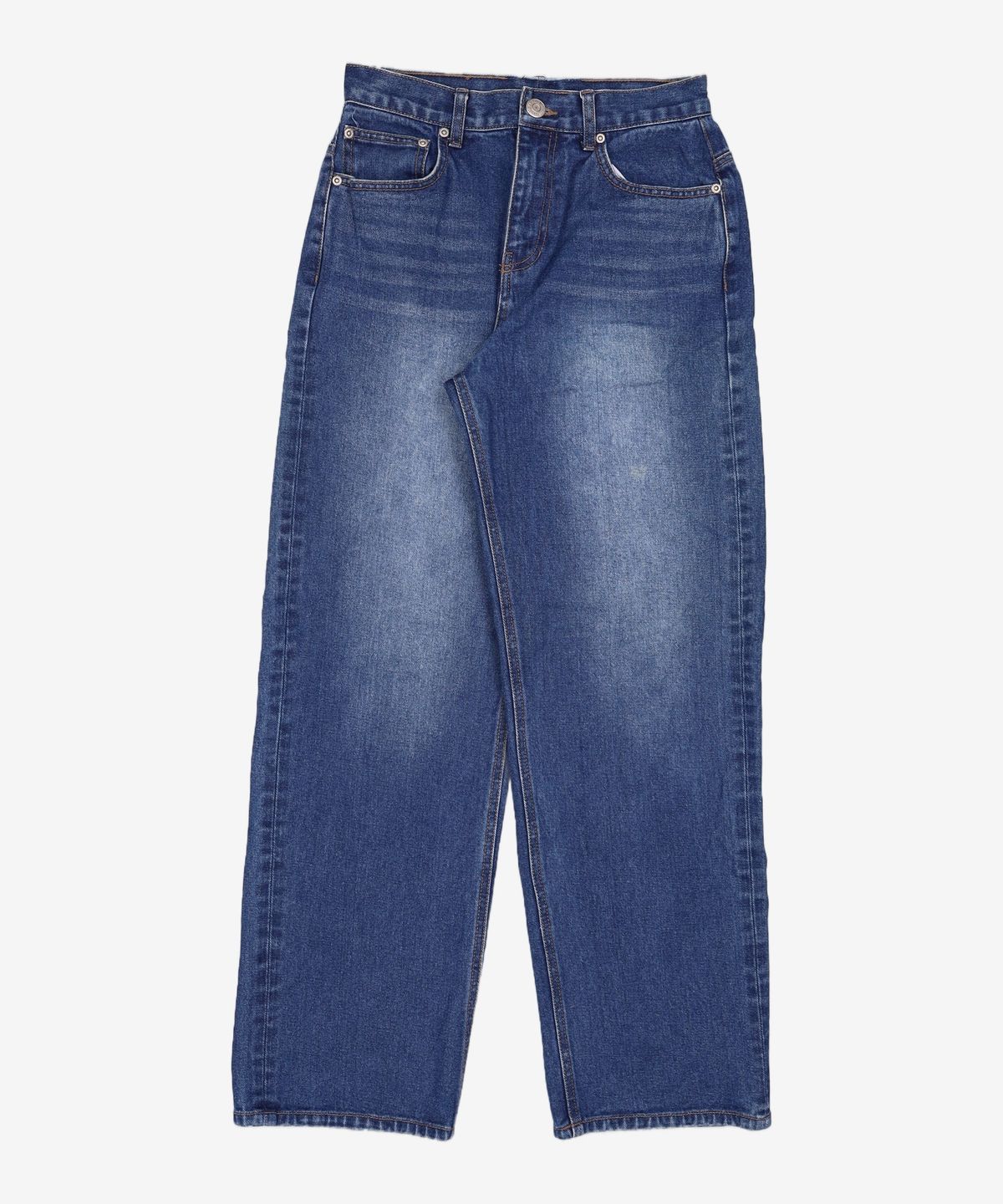 그루브라임(GROOVE RHYME) DENIM WIDE PANTS (LRSFDDW715M) M