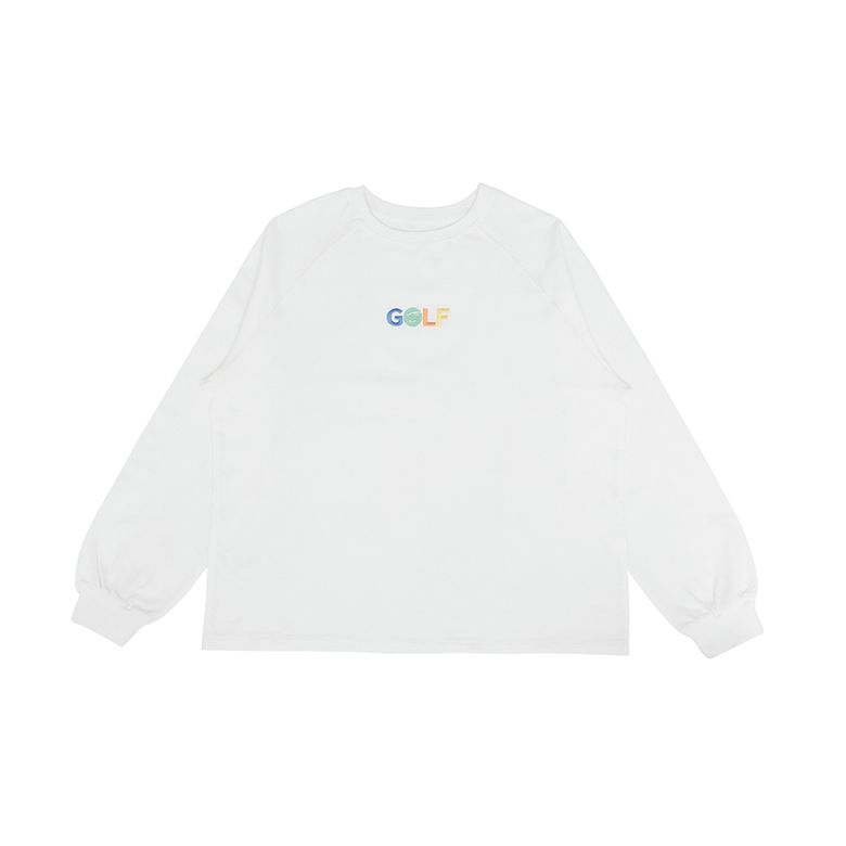 long sleeve embroidery t-shirt (cloud white)