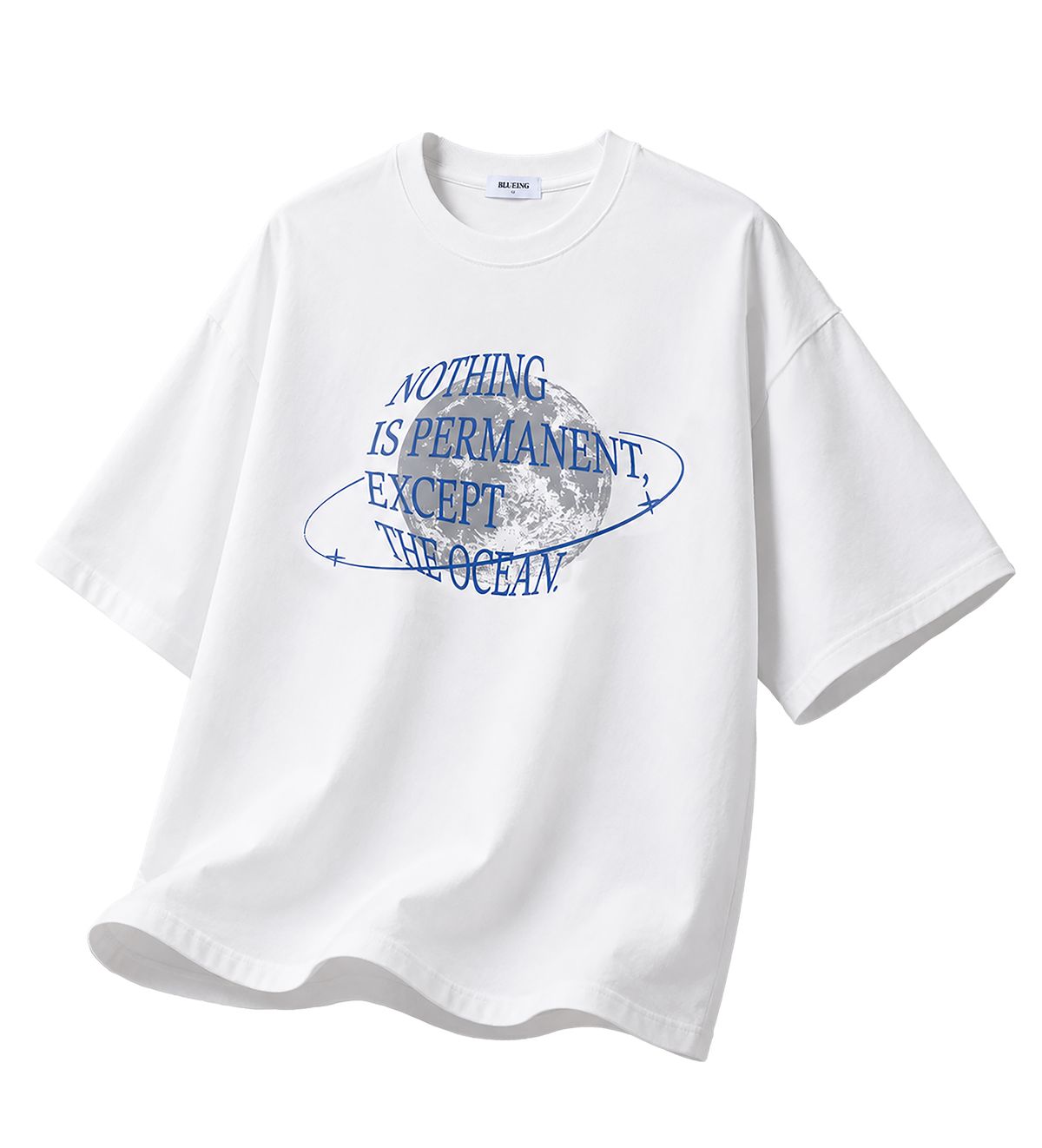 블루잉(BLUEING) THE OCEAN GRAPHIC TEE [WHITE]