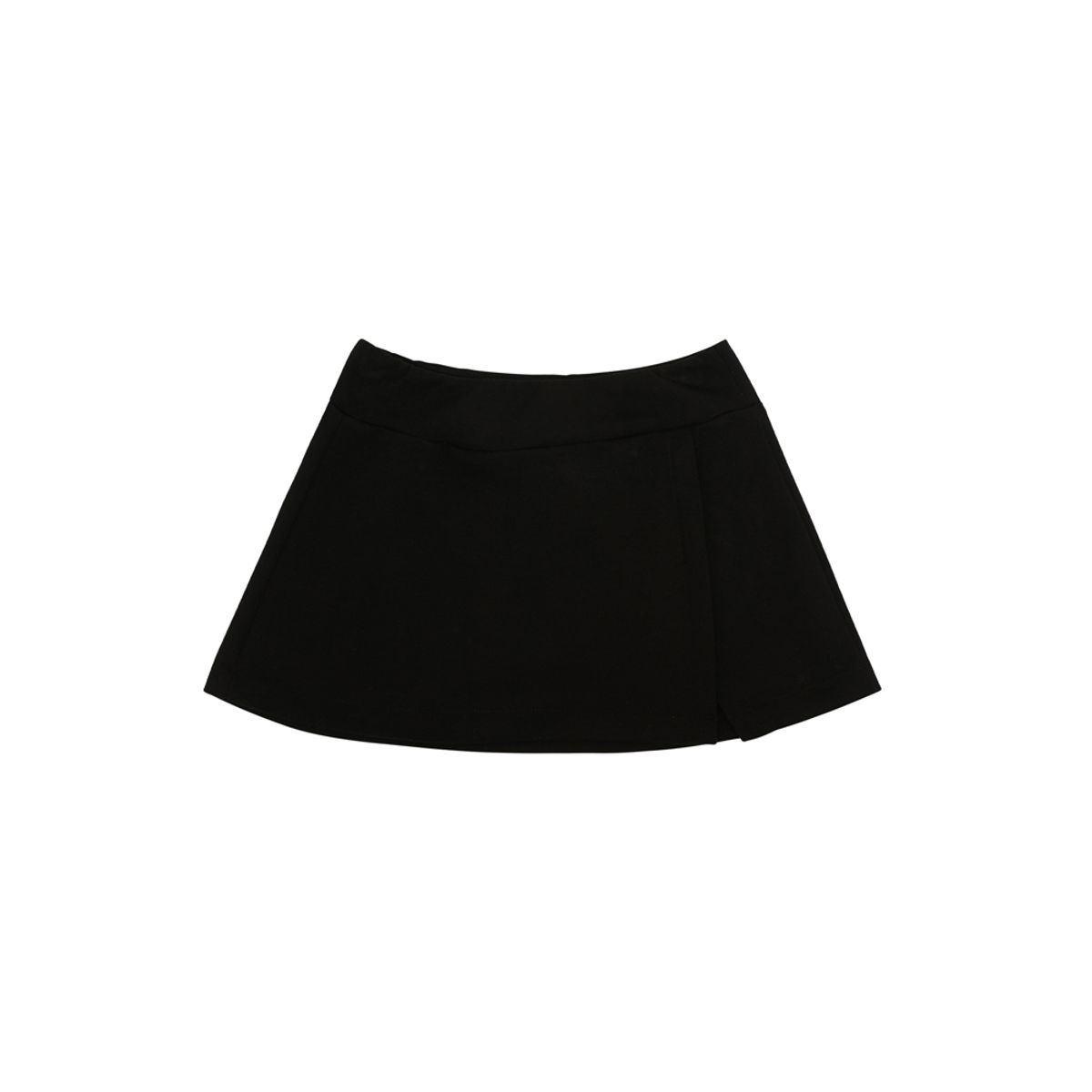 피브비(PIV’VEE) Slit Mini Skirt (ebony black)