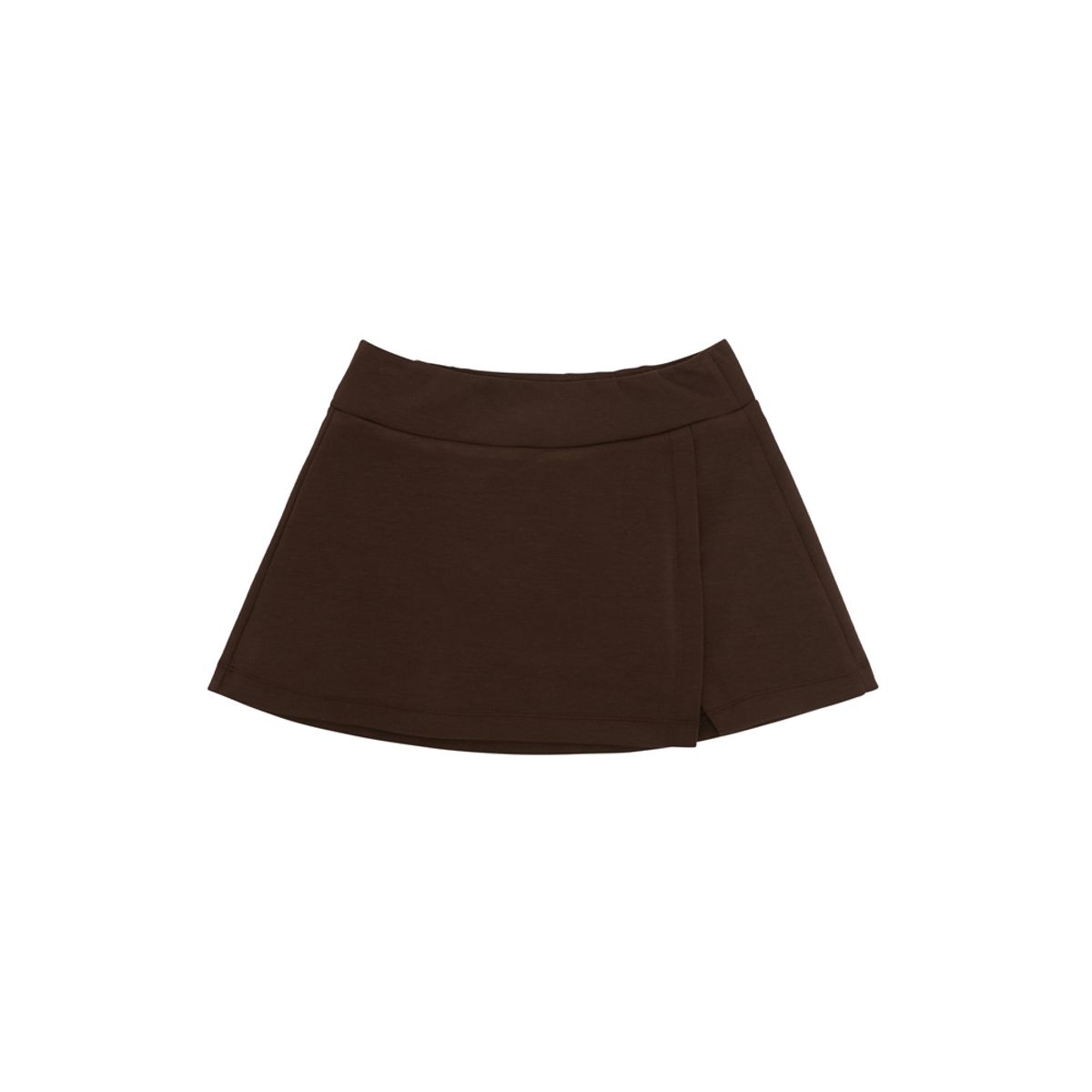 피브비(PIV’VEE) Slit Mini Skirt (chocolate brown)