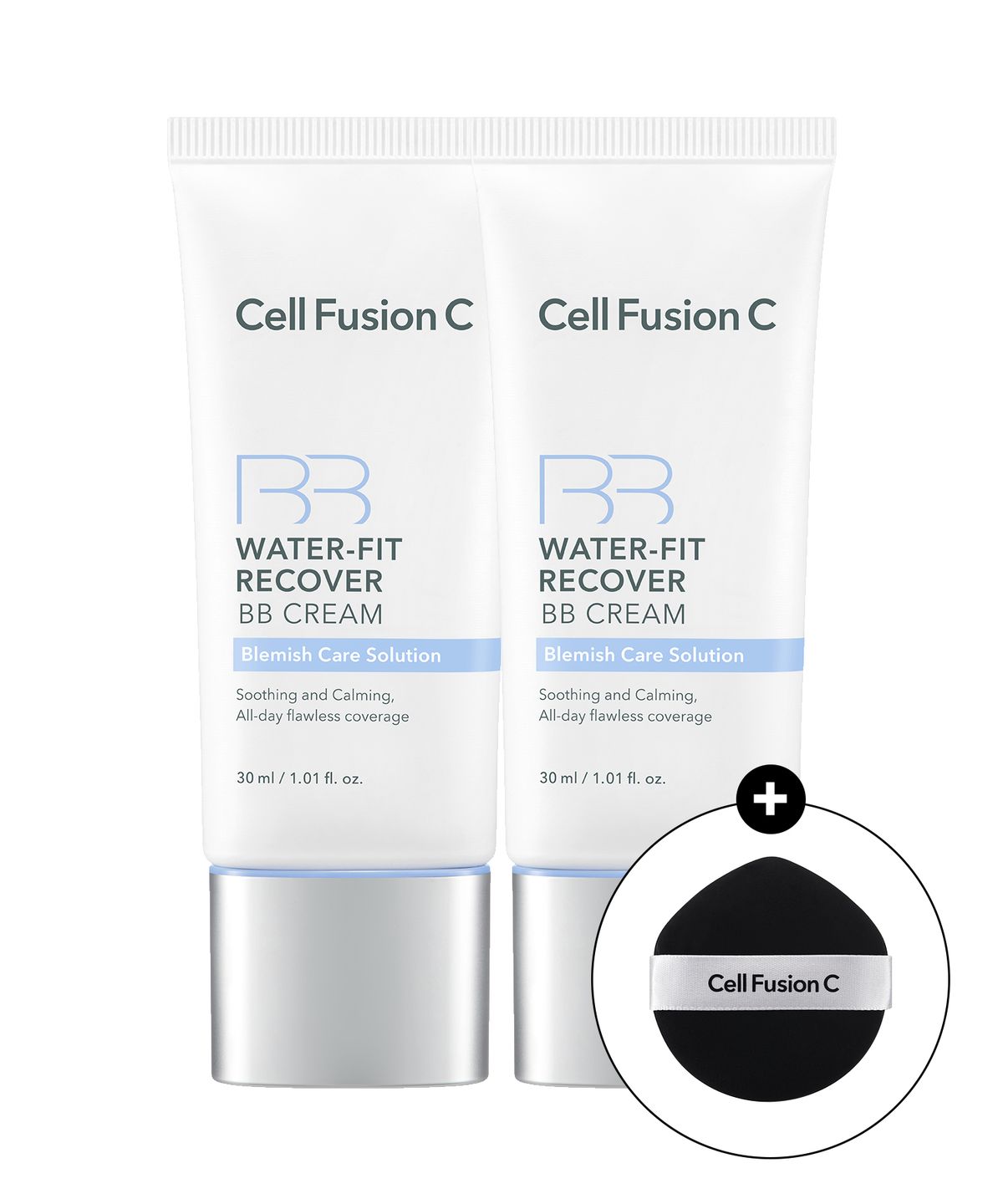 셀퓨전씨(CELL FUSION C) 워터핏 리커버 비비크림 30ml+30ml (퍼프 증정)