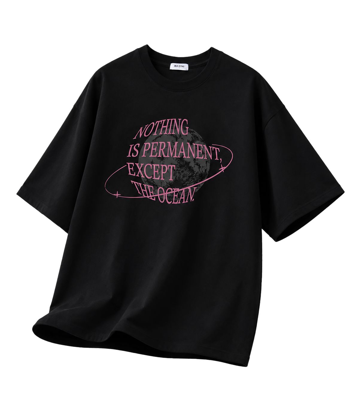 블루잉(BLUEING) THE OCEAN GRAPHIC TEE [BLACK]