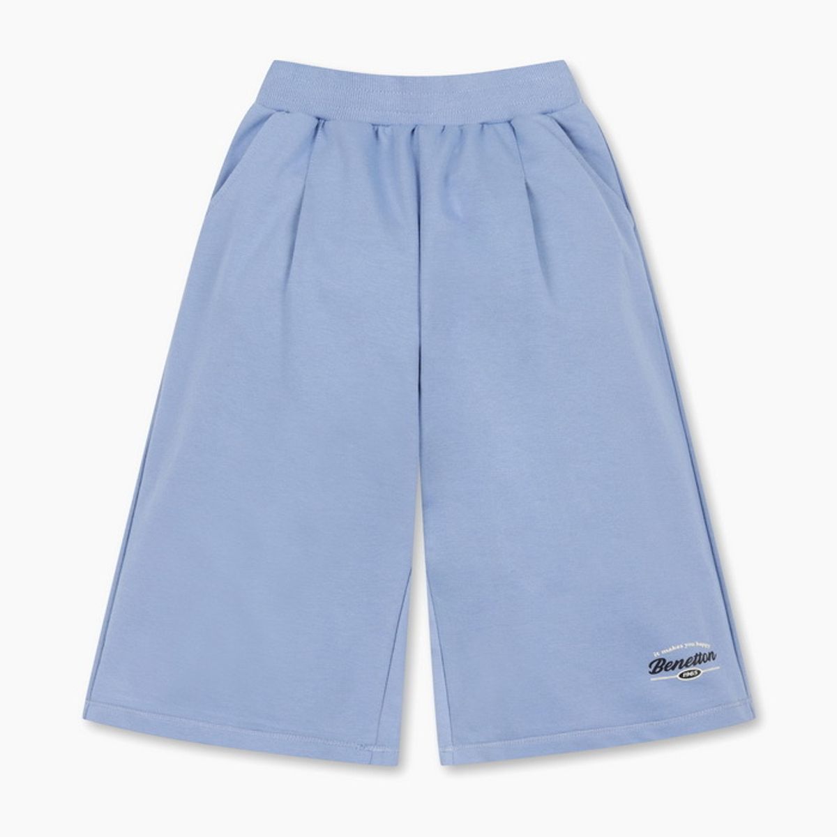 베네통키즈(BENETTONKIDS) [Online Exclusive] 7부 버뮤다 팬츠_QASP01641BL