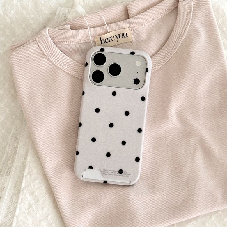cotton dot 디자인 [카드수납 폰케이스]