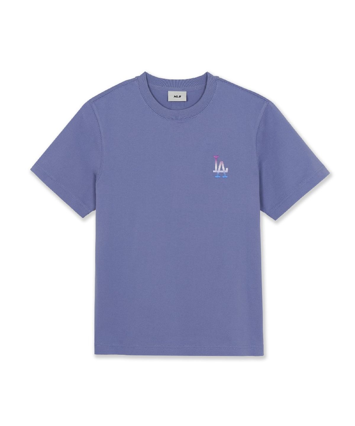 엠엘비(MLB) 모노그램 그라데이션 빅럭스 세미 오버핏 반팔 티셔츠 LA (L.Purple)